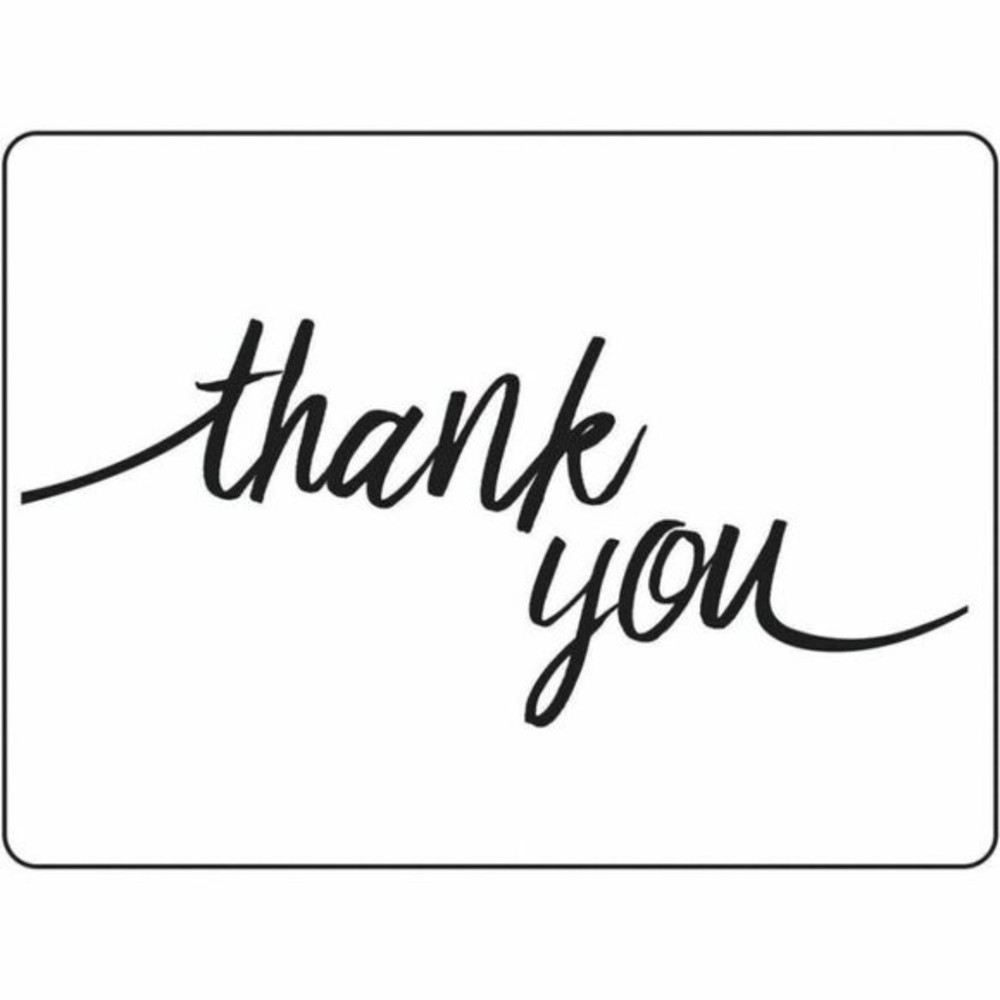 Darice Embossing Folder thank you